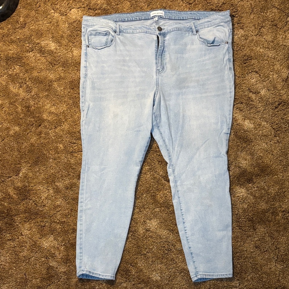 Lane Bryant Light Blue Skinny Jeans